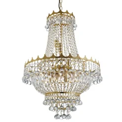 Searchlight Klassischer Kronleuchter E14 VERSAILLES< Glaslampen|Kristalllampen