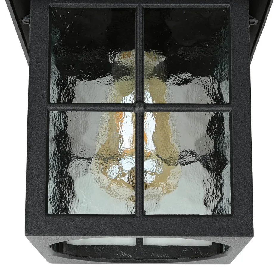 Rustikale Lampen|Vintage Lampen*Elstead Kleine Deckenleuchte HAROLD außen Schwarz Rustikal