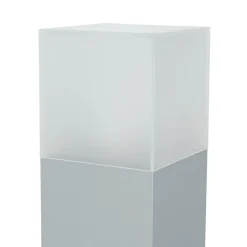 SU-MA Kleine Gartenleuchte AWERNE eckig 40cm IP44 E27< Metall Lampen|Wegeleuchten