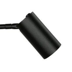 Nowodvorski Kleine Stehlampe Schwarz Gold 124cm Modern flexibel< Moderne Lampen|Wohnzimmerlampen