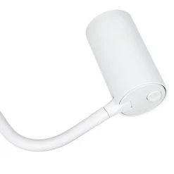 Moderne Lampen|Wohnzimmerlampen*Nowodvorski Kleine Stehlampe Weiß 124cm Modern flexibel GU10 Metall