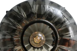 Glaslampen|Stehlampen*Masterlight Kleine Stehleuchte Glas Metall 138 cm Schwarz E27