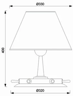 Laura Suardi Kleine Tischleuchte Messing Maritim H:40cm Antik< Tischlampen|Schlafzimmer Lampen