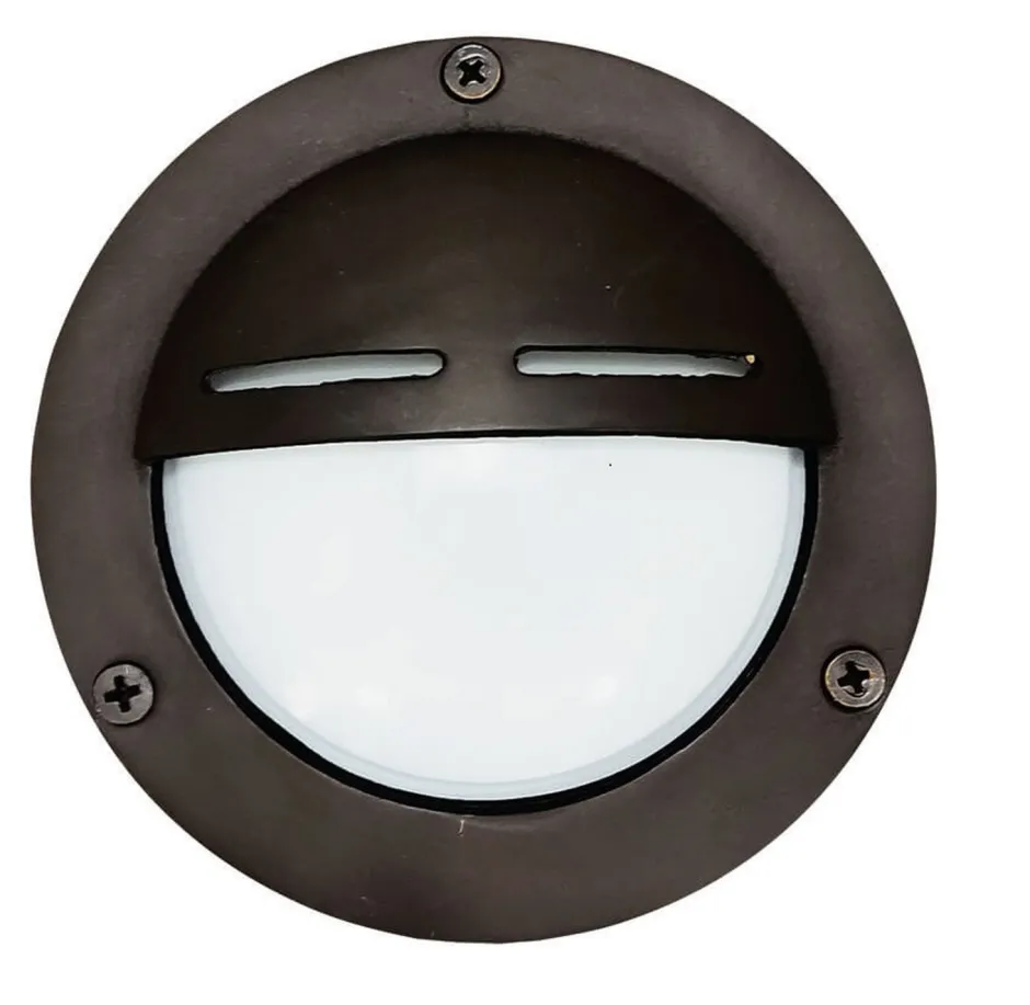 Außenwandleuchten|Rustikale Lampen*Lido Kleine Wandlampe außen Echt-Messing Glas rund D: 14 cm IP64