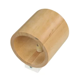 Sollux Kleine Wandlampe Holz Up Down G9 wohnlich VALERYA Flur< Wohnzimmerlampen|Holzlampen