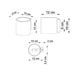 Sollux Kleine Wandlampe Holz Up Down G9 wohnlich VALERYA Flur< Wohnzimmerlampen|Holzlampen