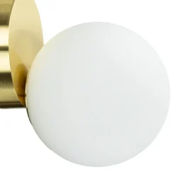 Wandleuchten|Flurlampen*Easylight Kleine Wandleuchte rund Kugel Schirm Glas IP44