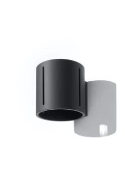 Sollux Kleine Wandleuchte Schwarz 10 cm Up Down Metall G9< Wandleuchten|Flurlampen