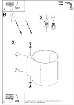 Sollux Kleine Wandleuchte Schwarz 10 cm Up Down Metall G9< Wandleuchten|Flurlampen