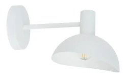 Wandleuchten|Küchenlampen*Sigma Kleine Wandleuchte Weiß Metall Leselicht E14 B:18 cm