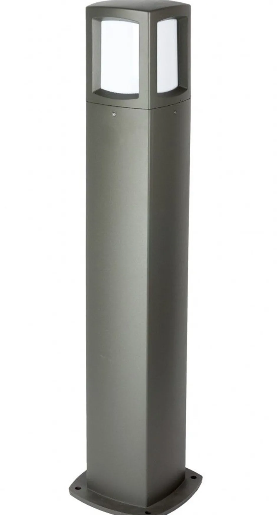 Metall Lampen|Wegeleuchten*SU-MA Kleine Wegeleuchte Dunkelgrau Aluminium E27 IP65 100 cm