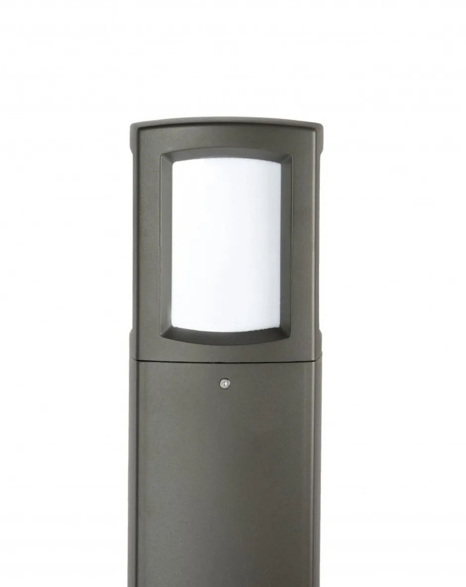 Metall Lampen|Wegeleuchten*SU-MA Kleine Wegeleuchte Dunkelgrau Aluminium E27 IP65 100 cm