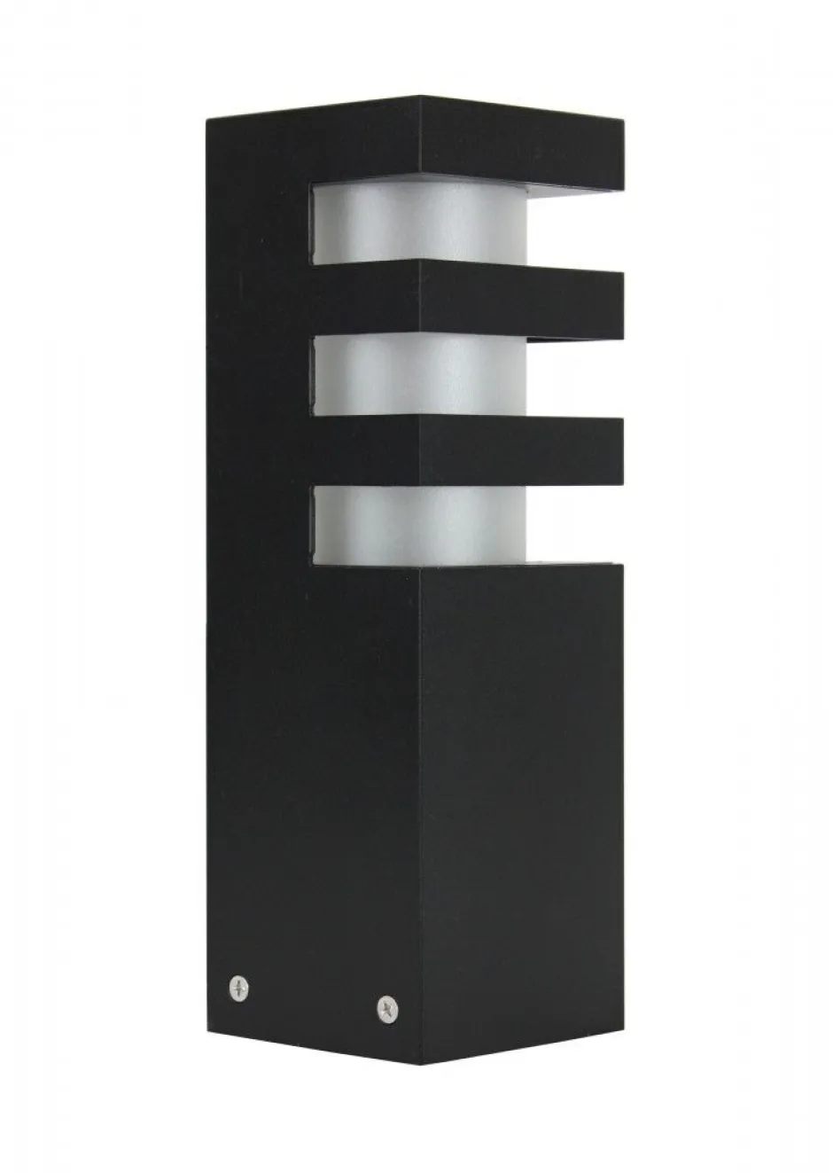 SU-MA Kleine Wegeleuchte Schwarz 25cm eckig wetterfest< Metall Lampen|Wegeleuchten