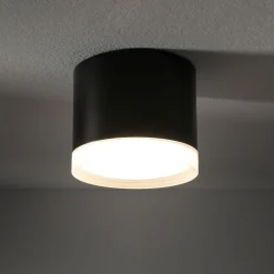 Nowodvorski Kleiner Deckenspot Schwarz GX53 Ø 8,5 cm Aluminium Modern< Spots|Flurlampen