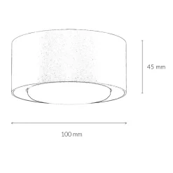 Nowodvorski Kleiner Deckenstrahler Metall Ø10cm rund blendarm< Küchenlampen|Spots