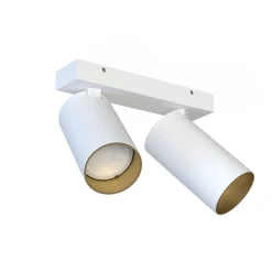 Nowodvorski Kleiner Deckenstrahler Weiß Gold L:17-31cm elegant< Wohnzimmerlampen|Moderne Lampen