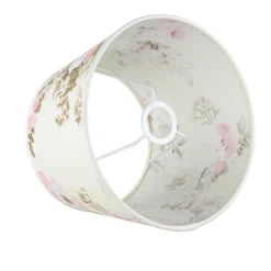 Lampenschirme*Duolla Kleiner Lampenschirm Tischlampe Stoff Blumen E14