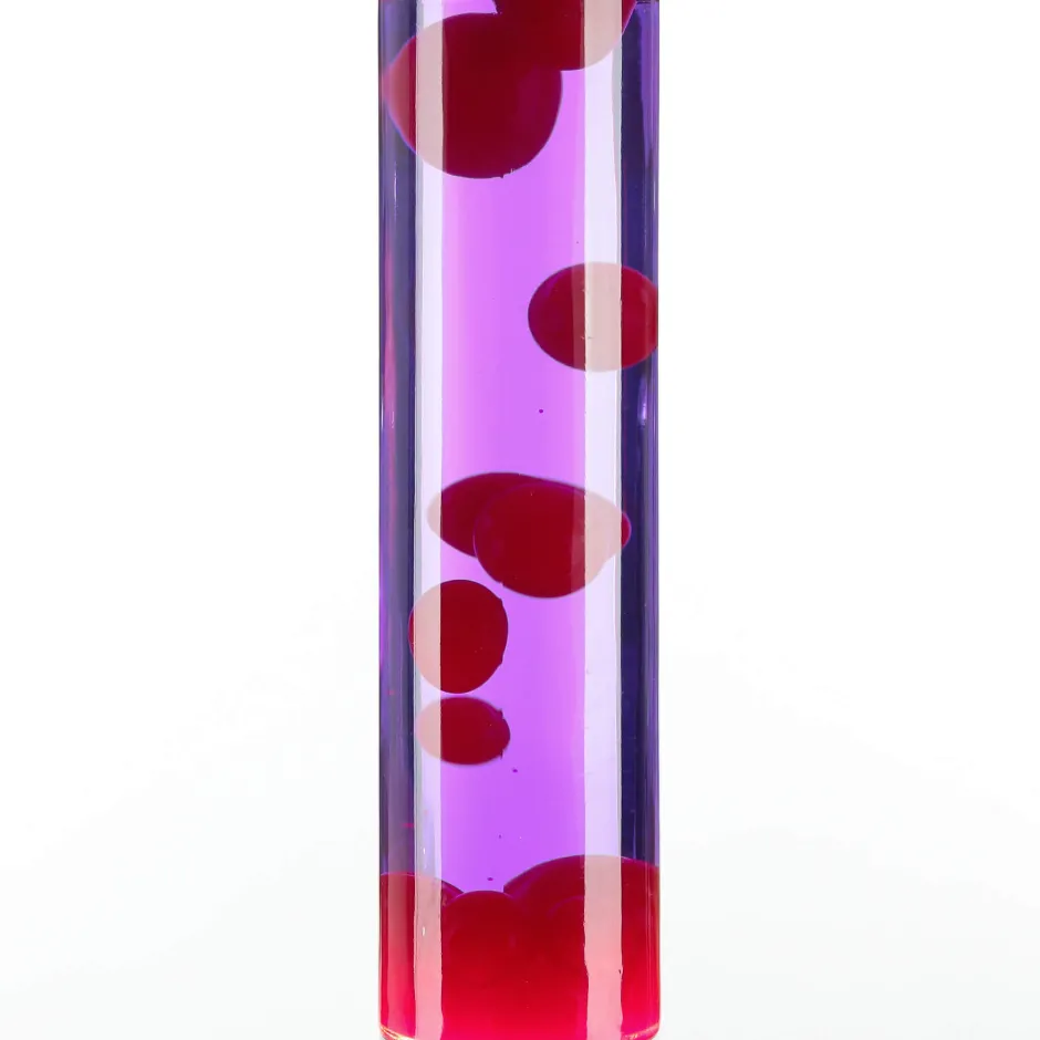 Easylight Knallige Lavalampe YVONNE Rot Lila Weiß H:38cm< Retro Lampen|Lavalampen