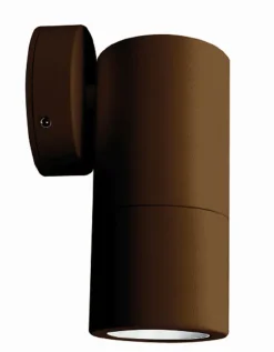 Lido Kompakte Außenlampe Wand IP54 Aluminium E27 in Braun< Außenwandleuchten|Moderne Außenleuchten