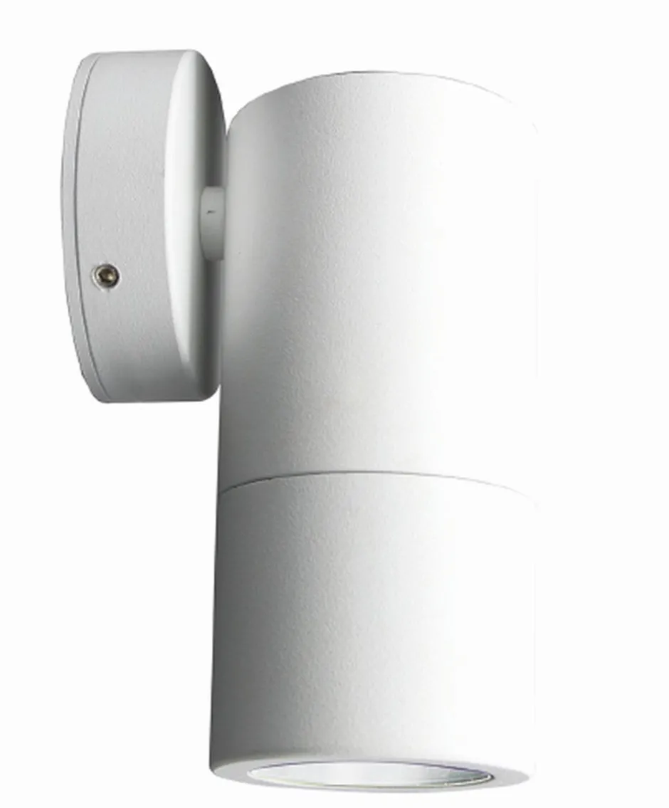 Außenwandleuchten|Moderne Außenleuchten*Lido Kompakte Außenlampe Weiß IP54 Aluminium E27 vielseitig