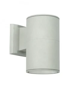 Außenwandleuchten|Moderne Außenleuchten*SU-MA Kompakte Außenwandlampe rund IP54 Aluminium H:19cm