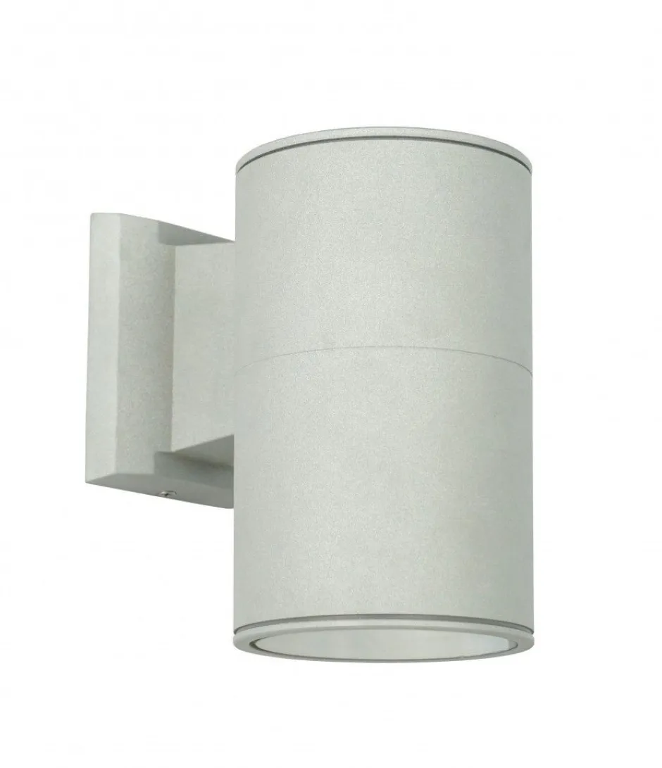 Außenwandleuchten|Moderne Außenleuchten*SU-MA Kompakte Außenwandlampe rund IP54 Aluminium H:19cm