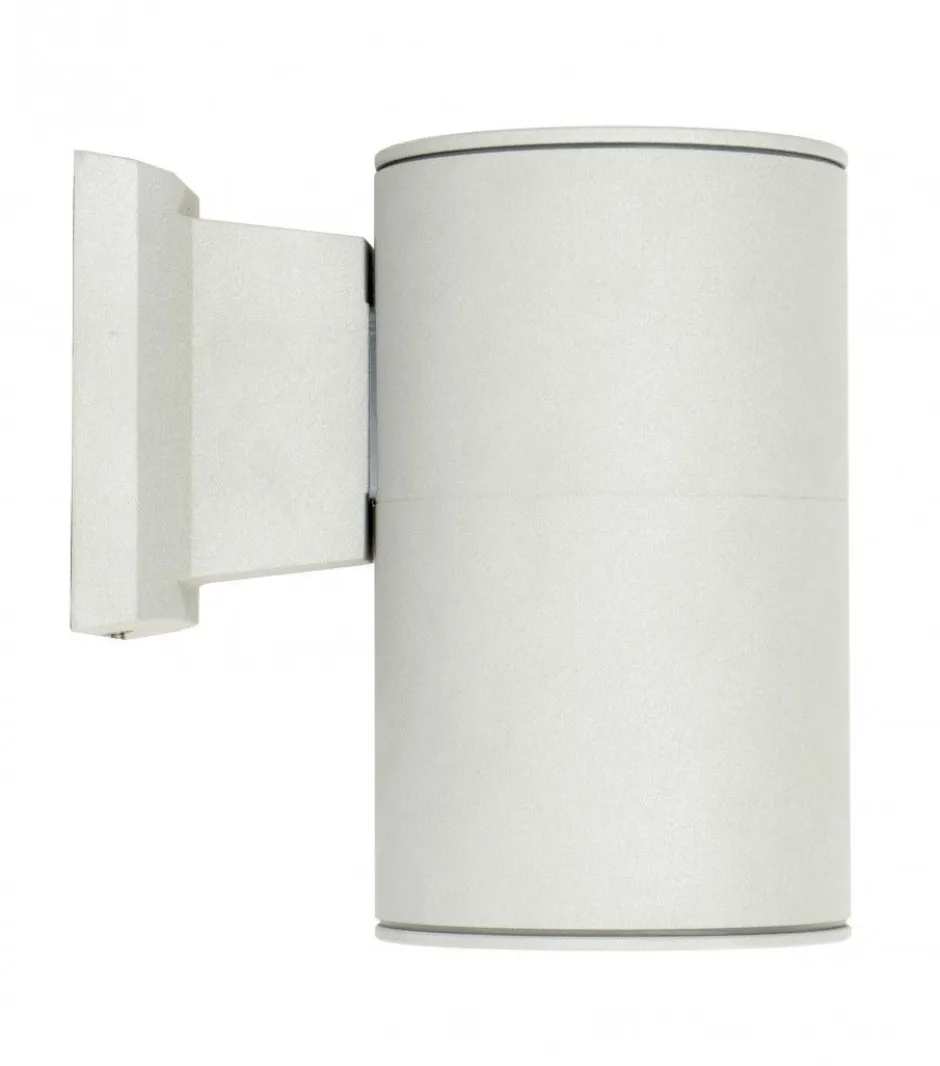 Außenwandleuchten|Moderne Außenleuchten*SU-MA Kompakte Außenwandlampe rund IP54 Aluminium H:19cm