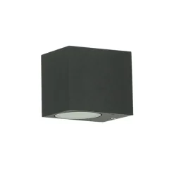 Moderne Lampen|Feuchtraumleuchten*Easylight Kompakte Wandlampe für außen Anthrazit GU10 AALBORG