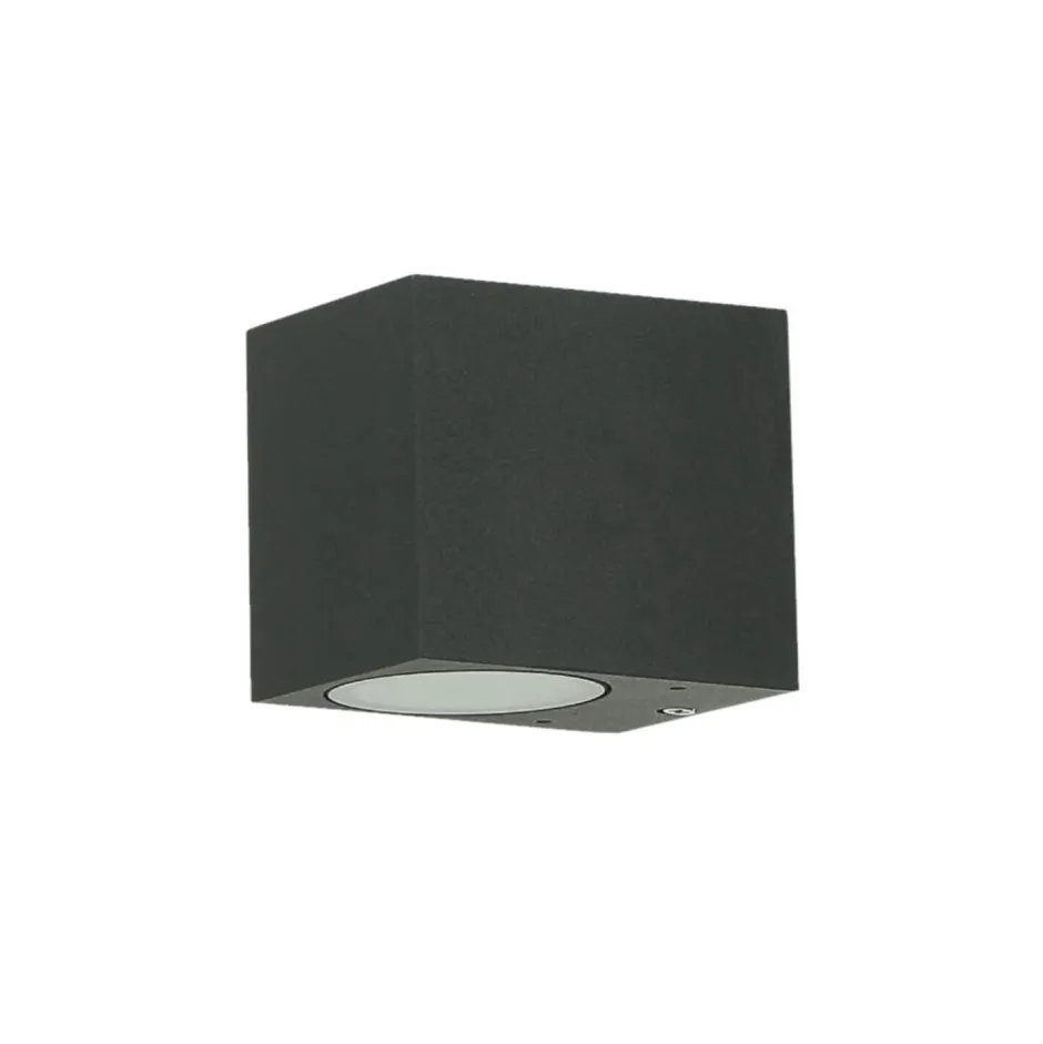 Moderne Lampen|Feuchtraumleuchten*Easylight Kompakte Wandlampe für außen Anthrazit GU10 AALBORG