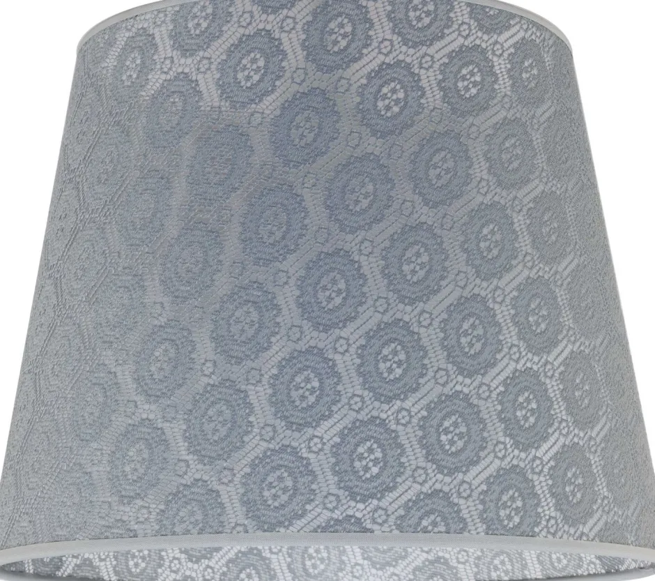 Duolla Konischer Lampenschirm Grau Hängelampe E27 Textil< Lampenschirme