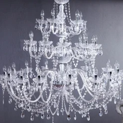 Invicta Interior Kristall Lampe Designerleuchte Klassisch E14 Acryl< Designerlampen|Kristalllampen