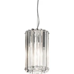 Hängelampen|Moderne Lampen*Elstead Kristall Pendelleuchte LED IP44 Ø17cm verstellbar