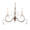 Elstead Kronleuchter CANDELA 11 Bronze verstellbar Lampe< Designerlampen|Kristalllampen
