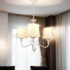 Hängelampen|Esszimmer Lampen*Jupiter Kronleuchter GANARA in Shabby Gold Barock Motiv