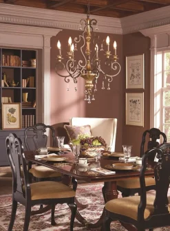 Elstead Kronleuchter GOTICA 4 Bronze 6xE14 Rustikal Lampe< Hängelampen|Rustikale Lampen