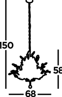 Searchlight Kronleuchter Kristall Ø 68cm H: max. 1,5m verstellbar 7x E14< Hängelampen|Esszimmer Lampen
