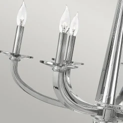 Wohnzimmerlampen|Esszimmer Lampen*Elstead Kronleuchter Kristall Metall 71,1 cm breit E14 Modern