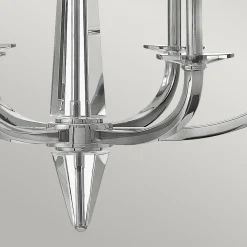 Wohnzimmerlampen|Esszimmer Lampen*Elstead Kronleuchter Kristall Metall 71,1 cm breit E14 Modern