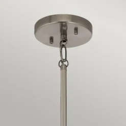 Hängelampen|Esszimmer Lampen*Elstead Kronleuchter Kristall Metall B: 45,7 cm 3-armig E14 ZINNIA
