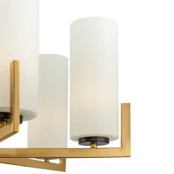 Maytoni Kronleuchter Metall Glas B: 67 cm E27 Modern KAYA< Deckenleuchten|Esszimmer Lampen