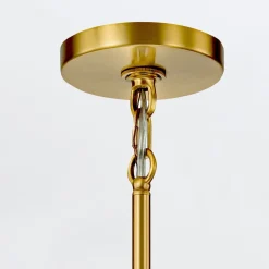 Hängelampen|Wohnzimmerlampen*Elstead Kronleuchter Metall Glas B: 66 cm H: max. 141,4 cm 6x E14