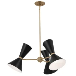 Elstead Kronleuchter Metall verstellbar B: 78 cm 6x E27 Modern< Hängelampen|Wohnzimmerlampen