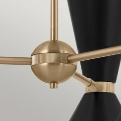 Elstead Kronleuchter Metall verstellbar B: 78 cm 6x E27 Modern< Hängelampen|Wohnzimmerlampen