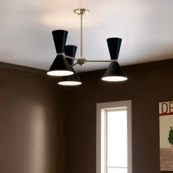 Elstead Kronleuchter Metall verstellbar B: 78 cm 6x E27 Modern< Hängelampen|Wohnzimmerlampen