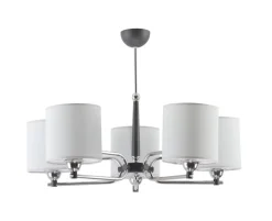 Jupiter Kronleuchter REKA Stoff Schirm Wohnzimmer Esstisch< Deckenleuchten|Moderne Lampen