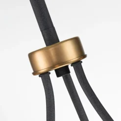 Elstead Kronleuchter rund D: 42,2 cm H: max. 117,5 cm Metall 3x E27< Hängelampen|Schlafzimmer Lampen