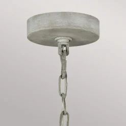 Elstead Kronleuchter Shabby Chic Ø 48,3 cm H: max. 216 cm Grau antik< Hängelampen|Schlafzimmer Lampen