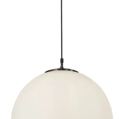 Searchlight Kugel Pendelleuchte Glasschirm Metall B:30 cm blendarm< Wohnzimmerlampen|Esszimmer Lampen