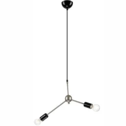 Lamkur Lampe Wohnzimmer Hängelampe Edelstahl Metall< Hängelampen|Esszimmer Lampen