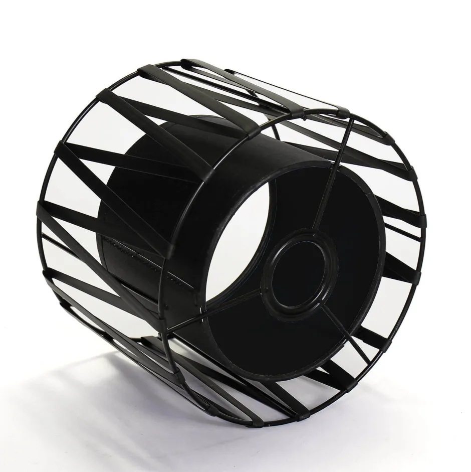 Easylight Lampenschirm für Tischleuchten E27 Ø18cm Schwarz MINA< Lampenschirme